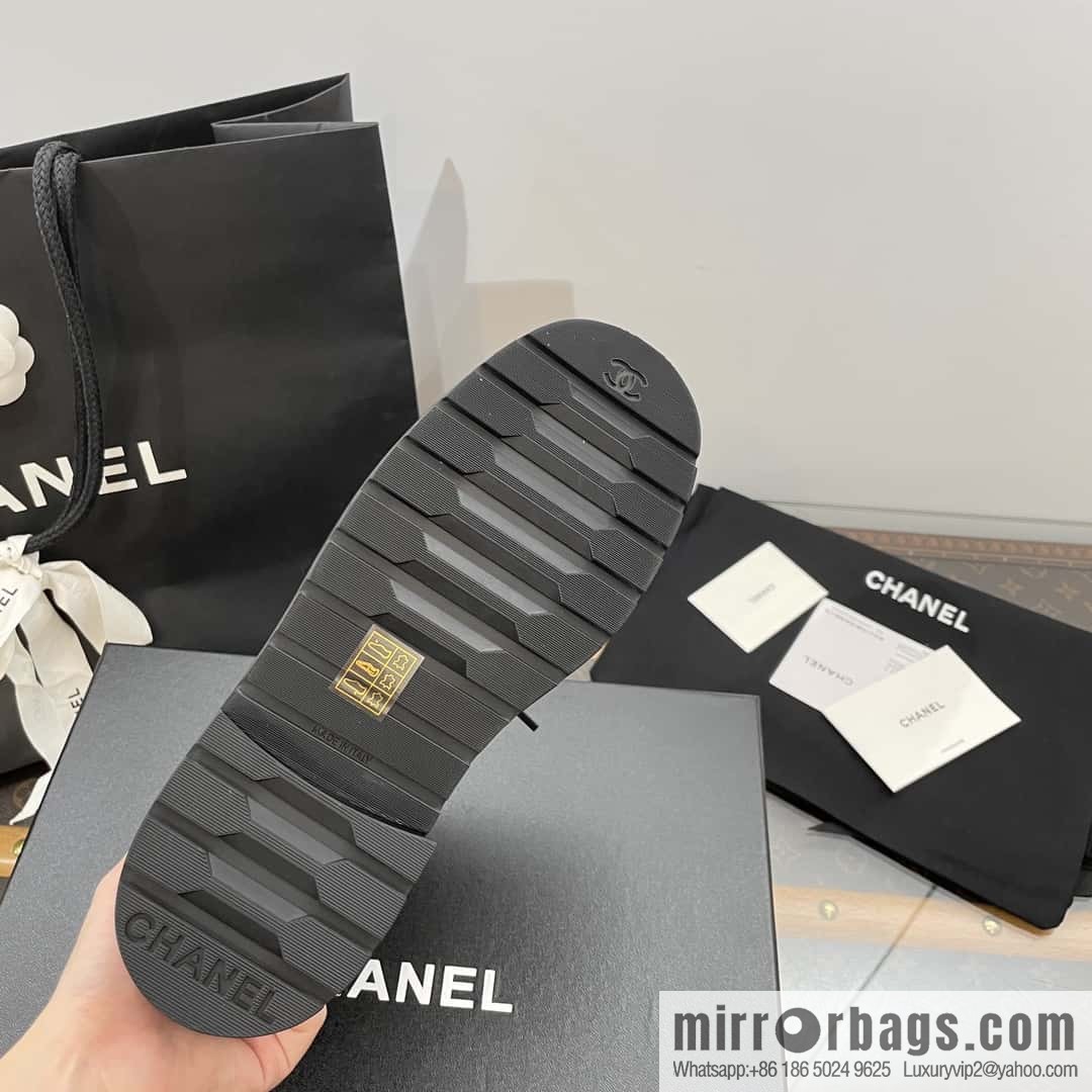 CHANEL Xiaoxiang autumn and winter classic diamond Martin boots