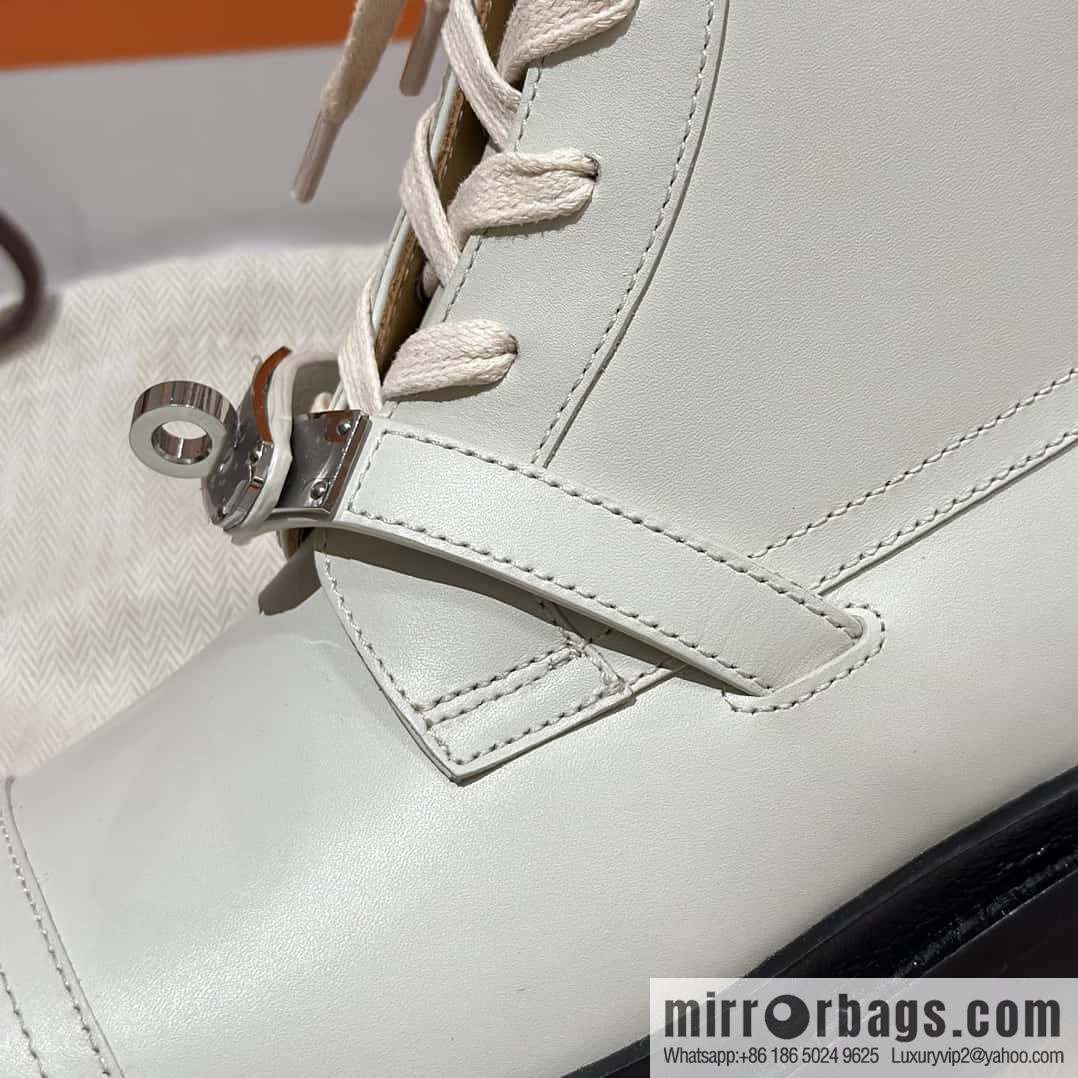 Hermès Calfskin Kelly Martin Boots