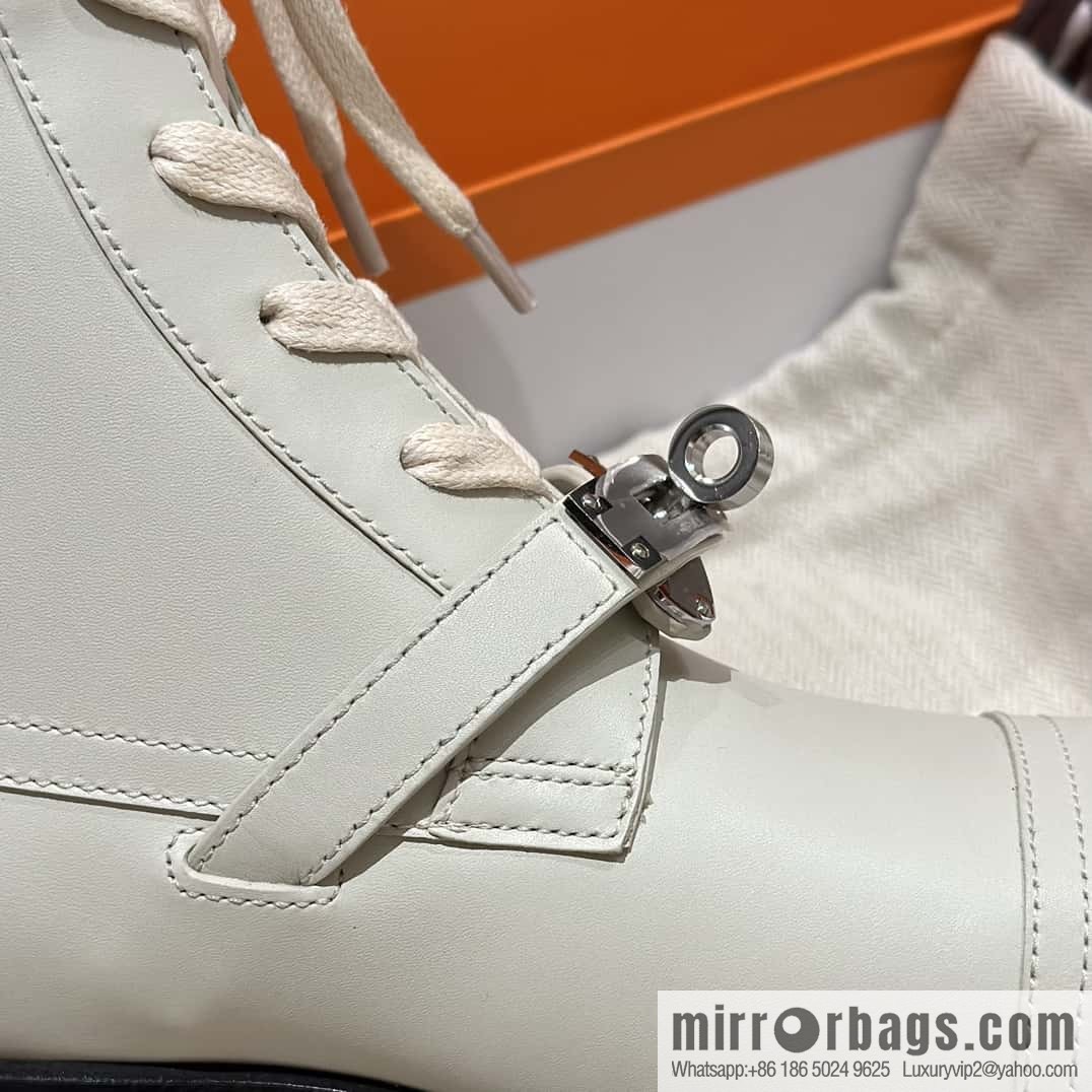 Hermès Calfskin Kelly Martin Boots