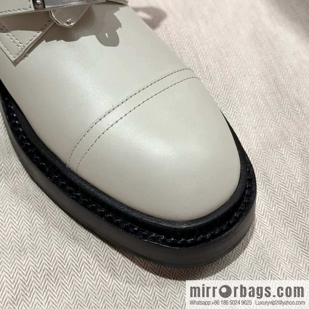 Hermès Calfskin Kelly Martin Boots