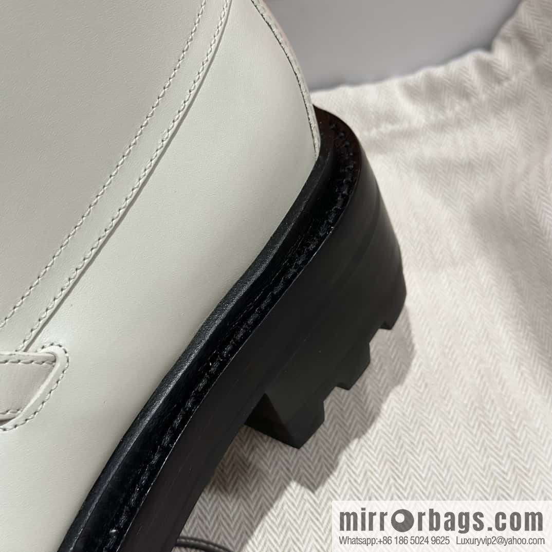 Hermès Calfskin Kelly Martin Boots