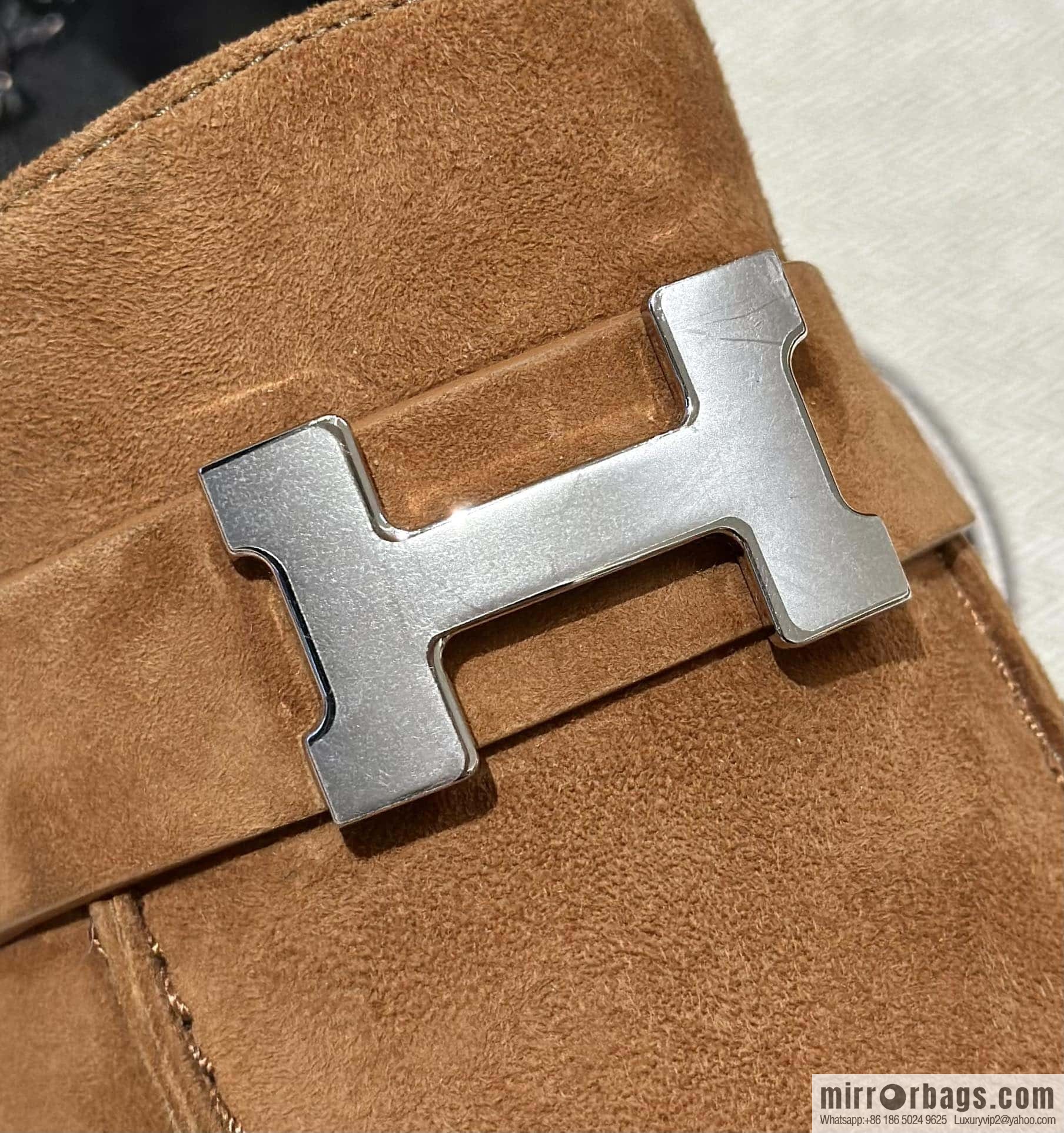 Hermès calfskin Faubourg loafers
