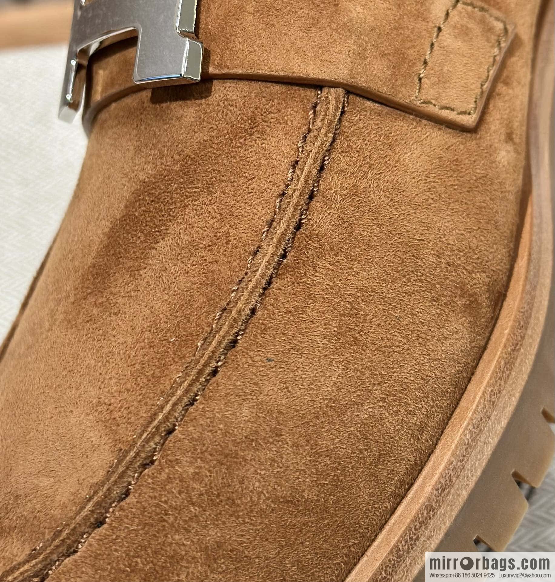 Hermès calfskin Faubourg loafers