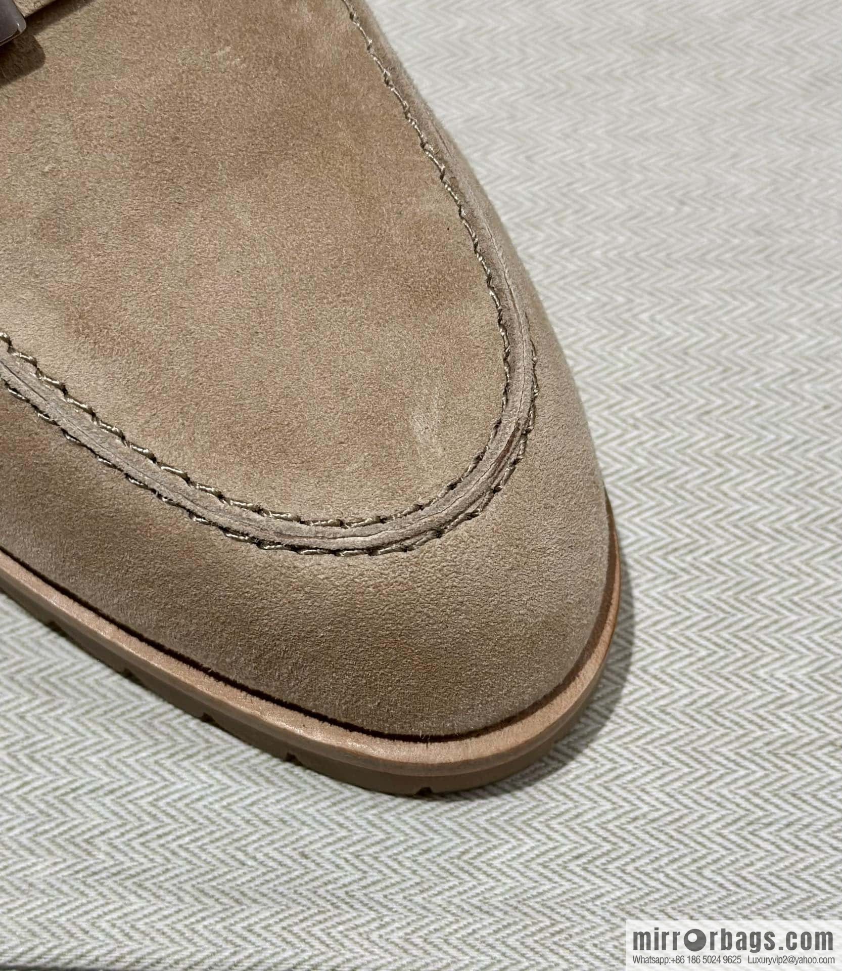 Hermès calfskin Faubourg loafers