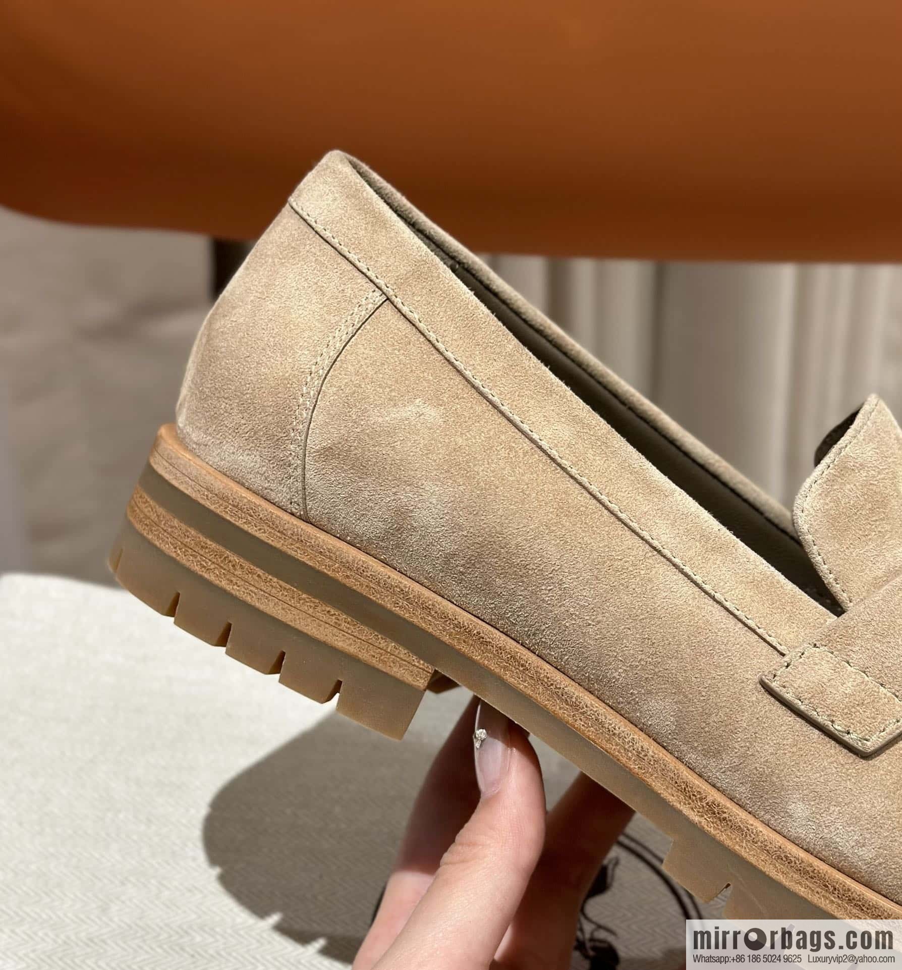Hermès calfskin Faubourg loafers