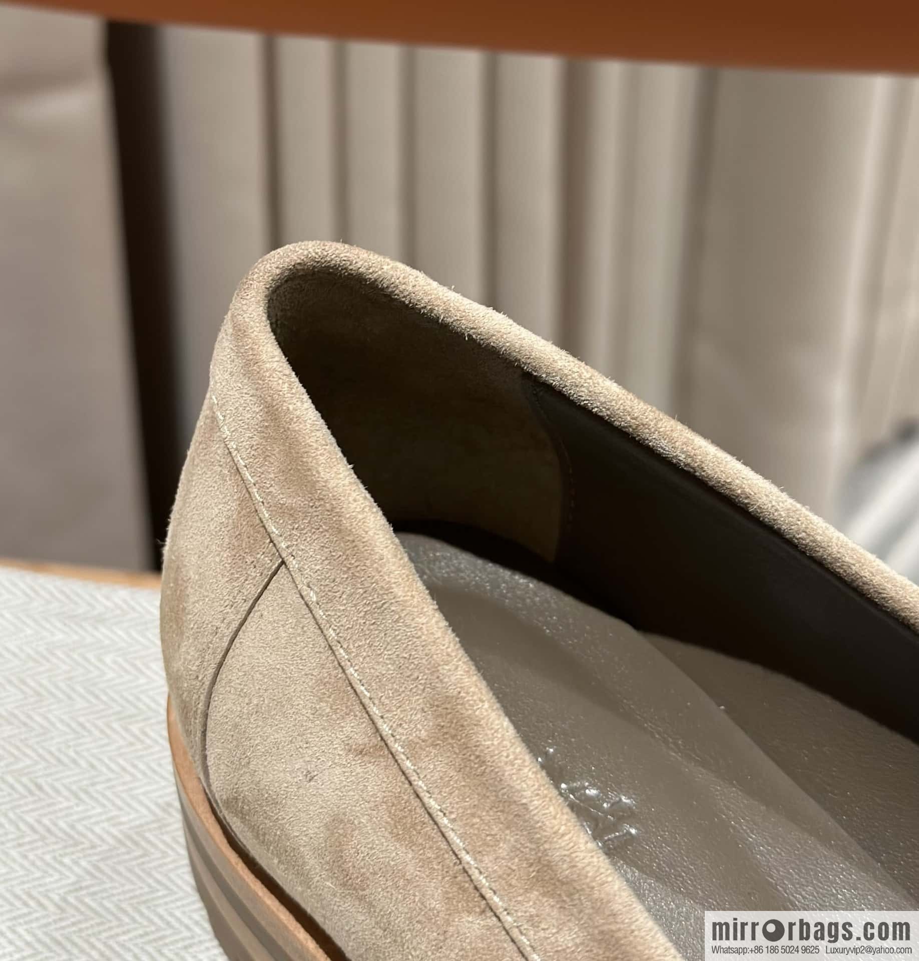 Hermès calfskin Faubourg loafers