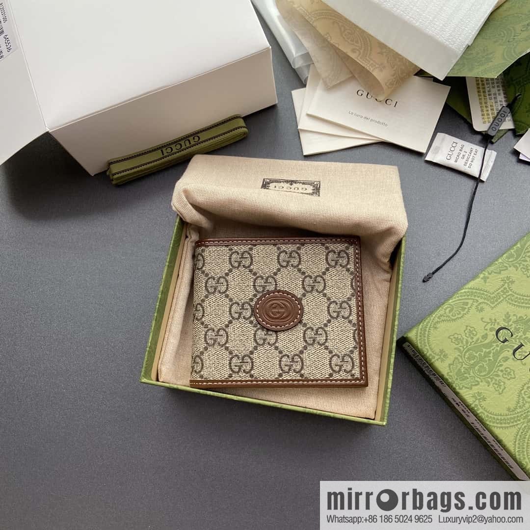 GUCCI interlocking double G wallet model number 671652 92TCG 8563