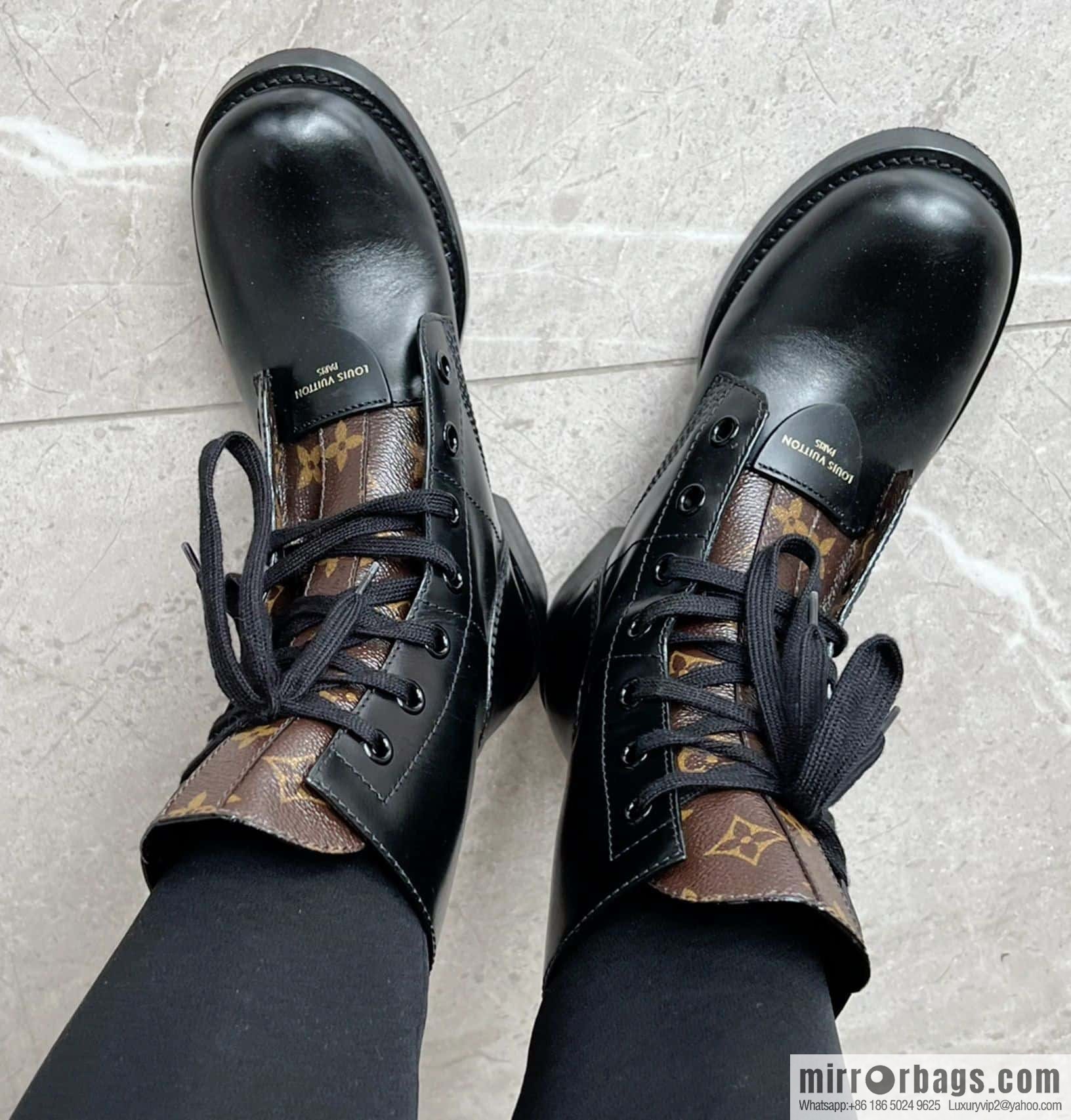 LV Classic Motorcycle Martin Boots