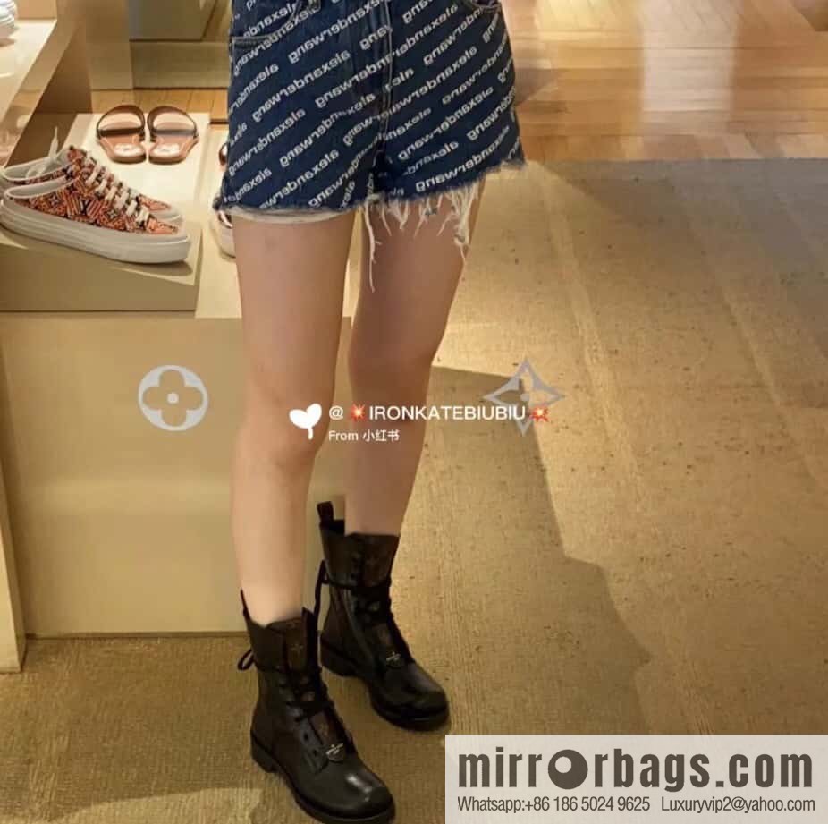 LV Classic Motorcycle Martin Boots