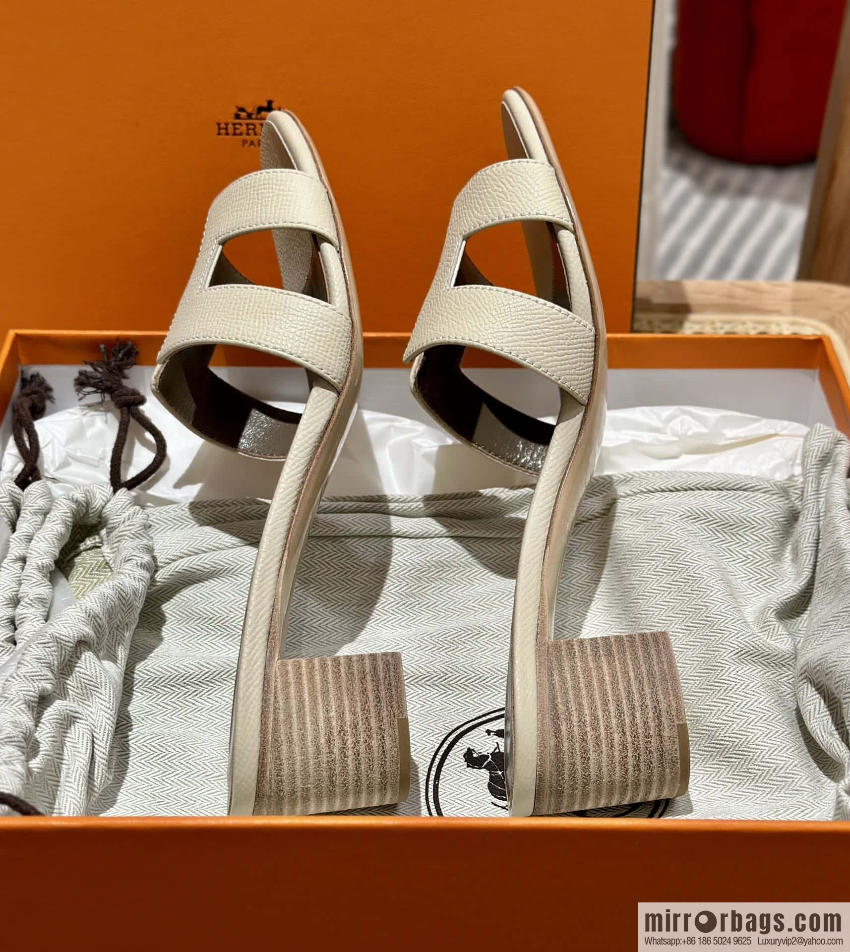 Hermes H Classic High Heels Sandals