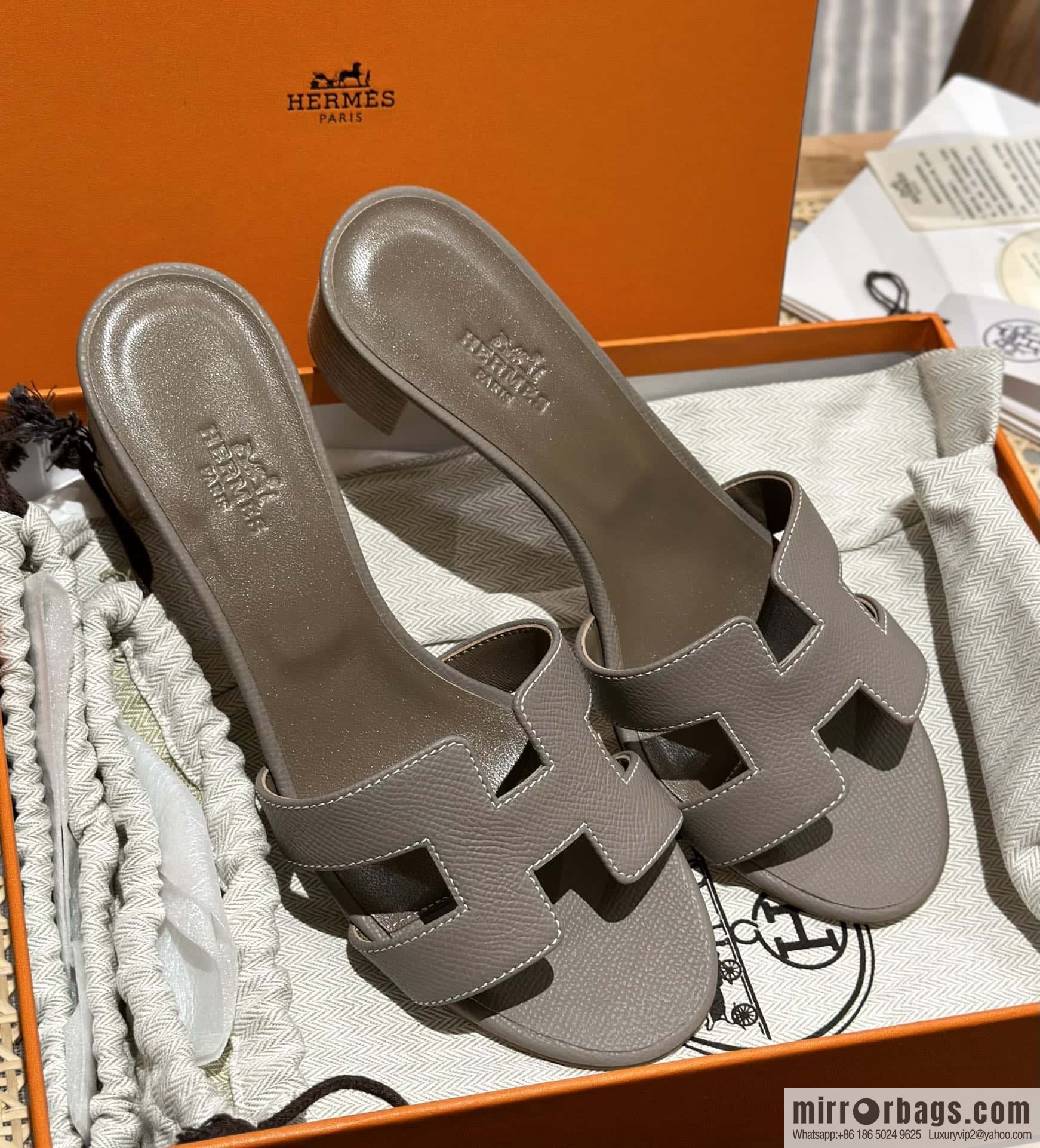 Hermes H Classic High Heels Sandals