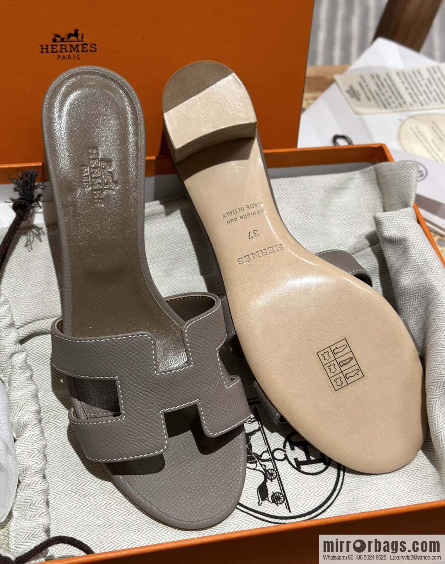Hermes H Classic High Heels Sandals