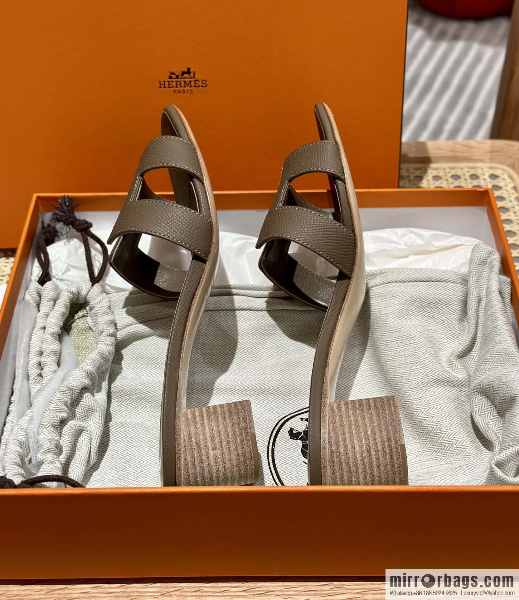 Hermes H Classic High Heels Sandals