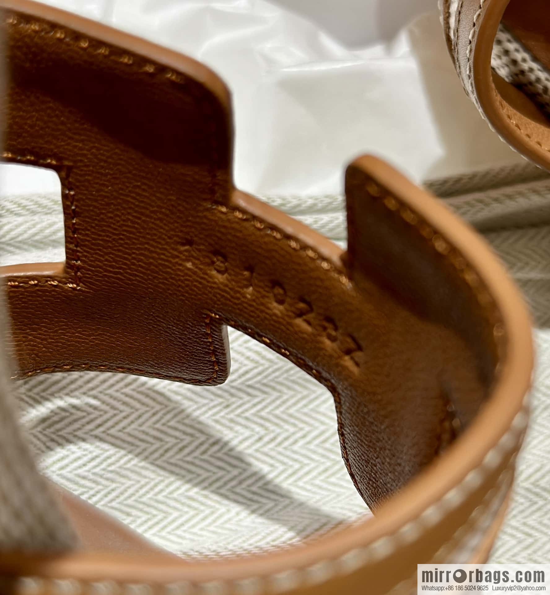 Hermes Hermes, canvas leather, high heels