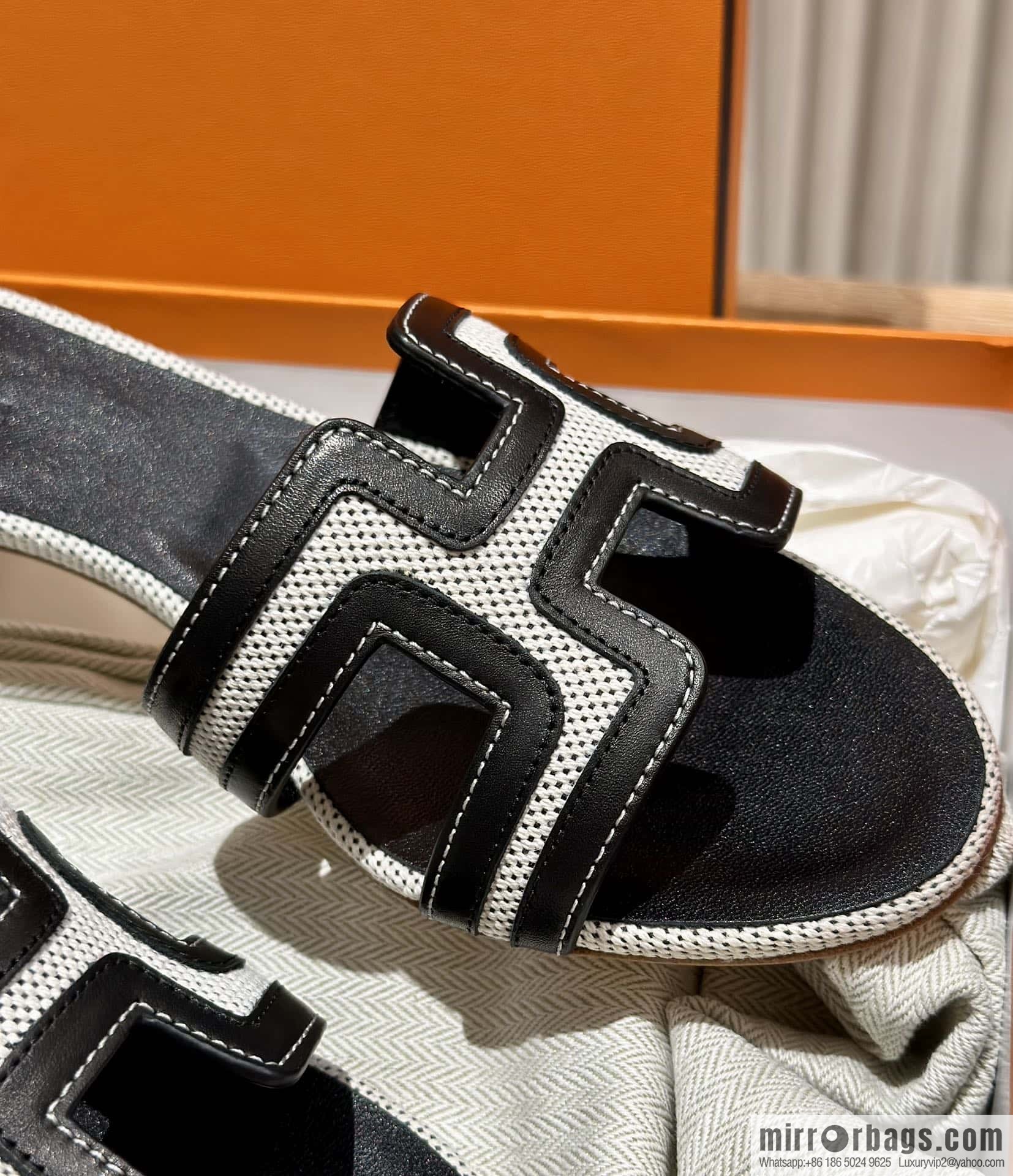 Hermes, black patchwork heels