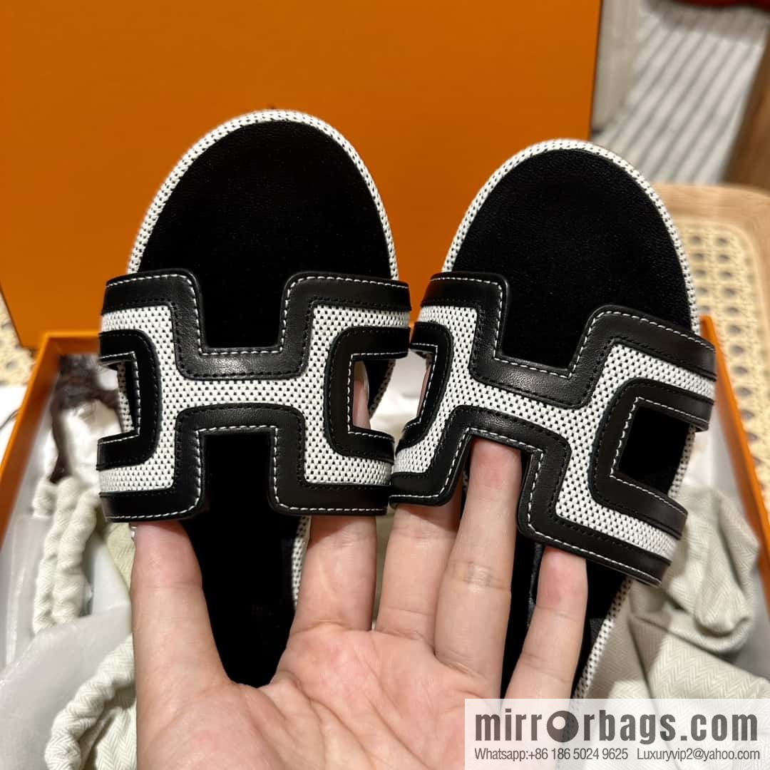 Hermes, black patchwork heels