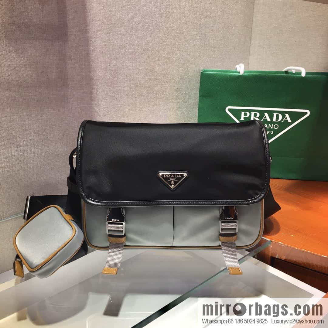 PRADA Prada Nylon Flip Handbag 2VD769M