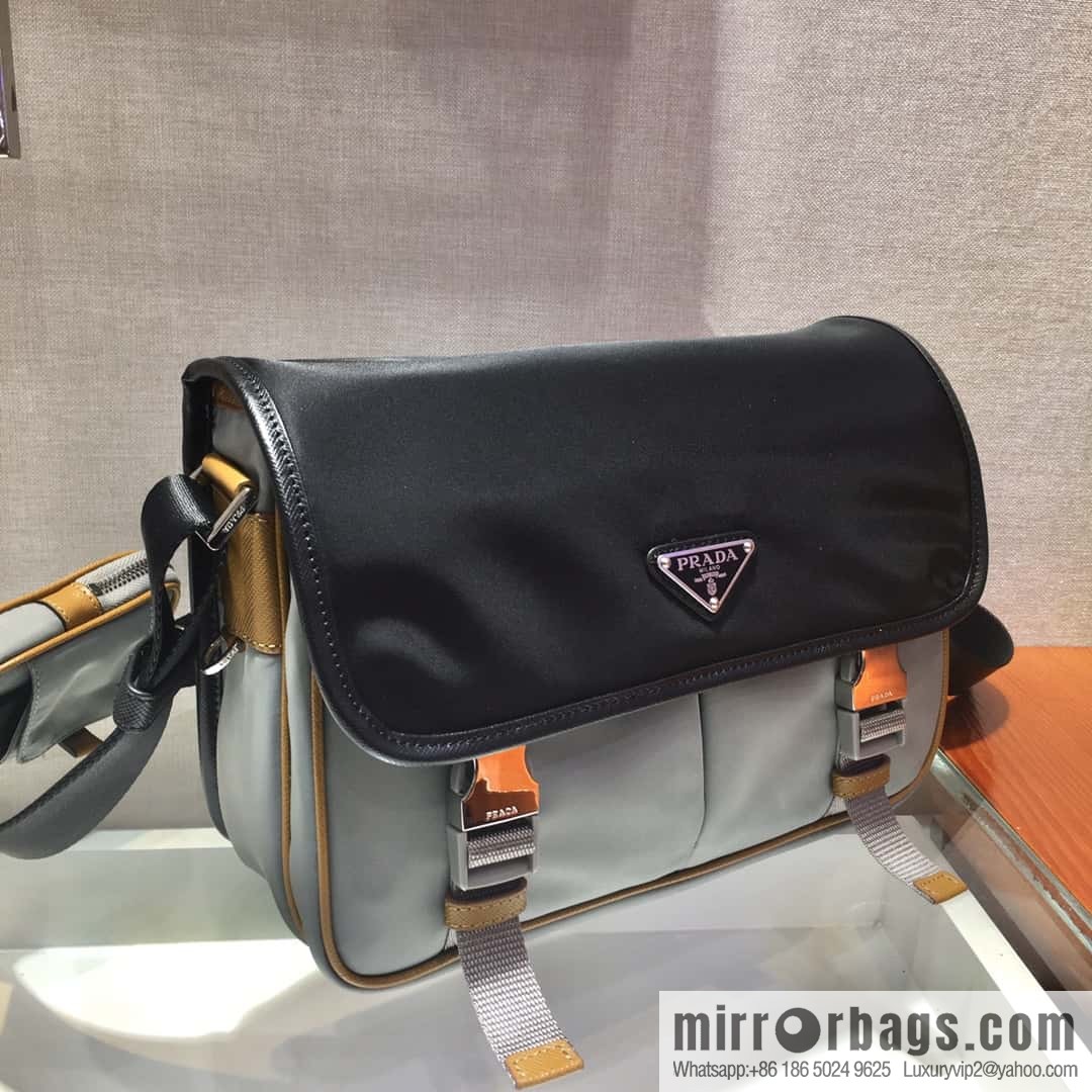 PRADA Prada Nylon Flip Handbag 2VD769M