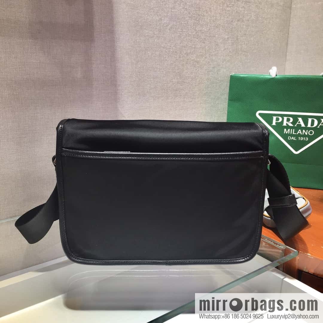 PRADA Prada Nylon Flip Handbag 2VD769M