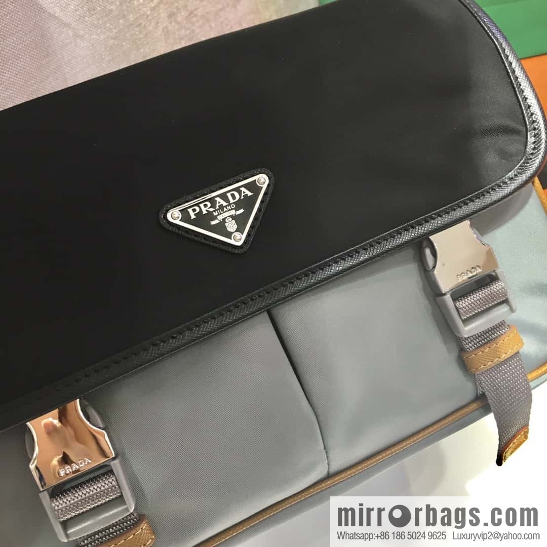 PRADA Prada Nylon Flip Handbag 2VD769M