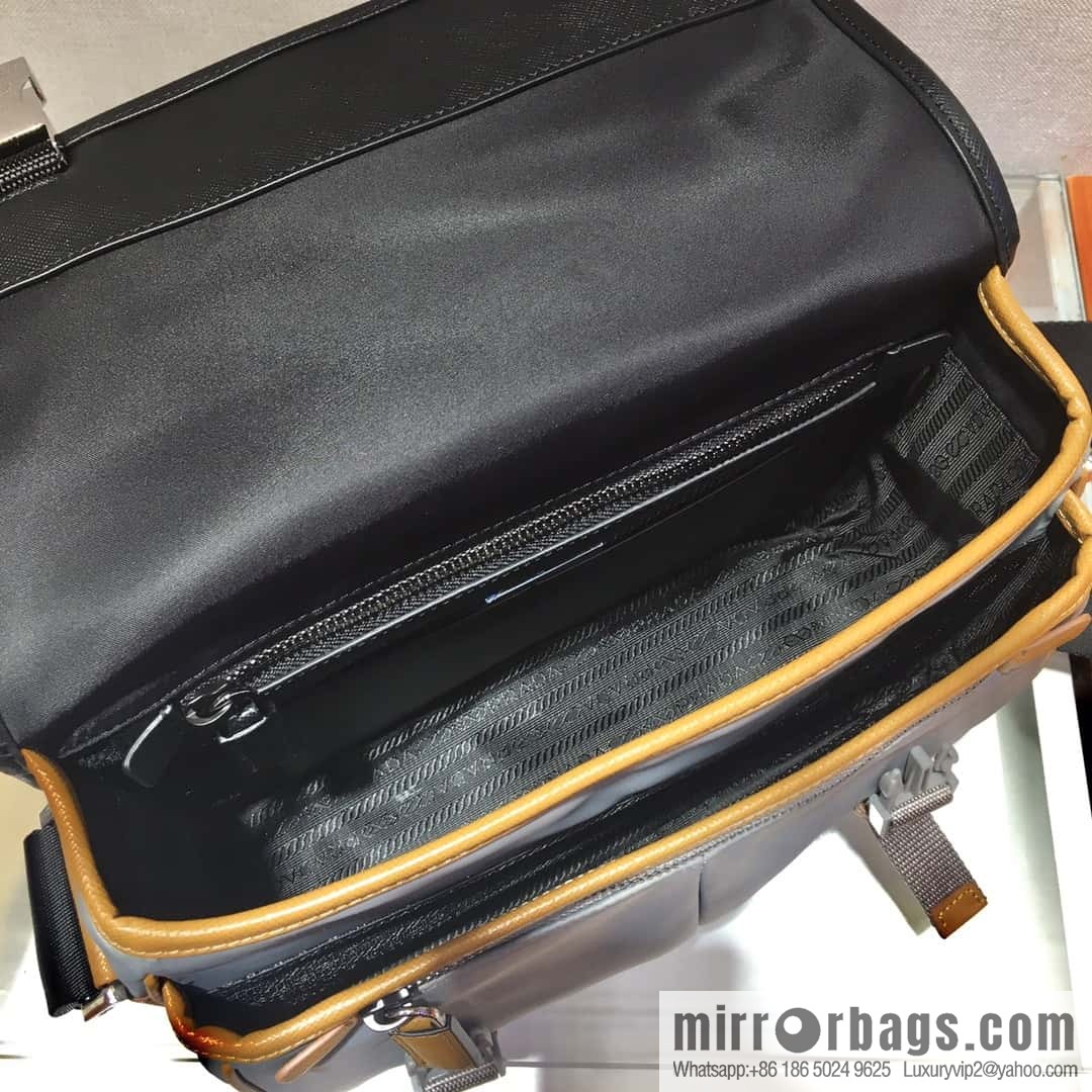 PRADA Prada Nylon Flip Handbag 2VD769M