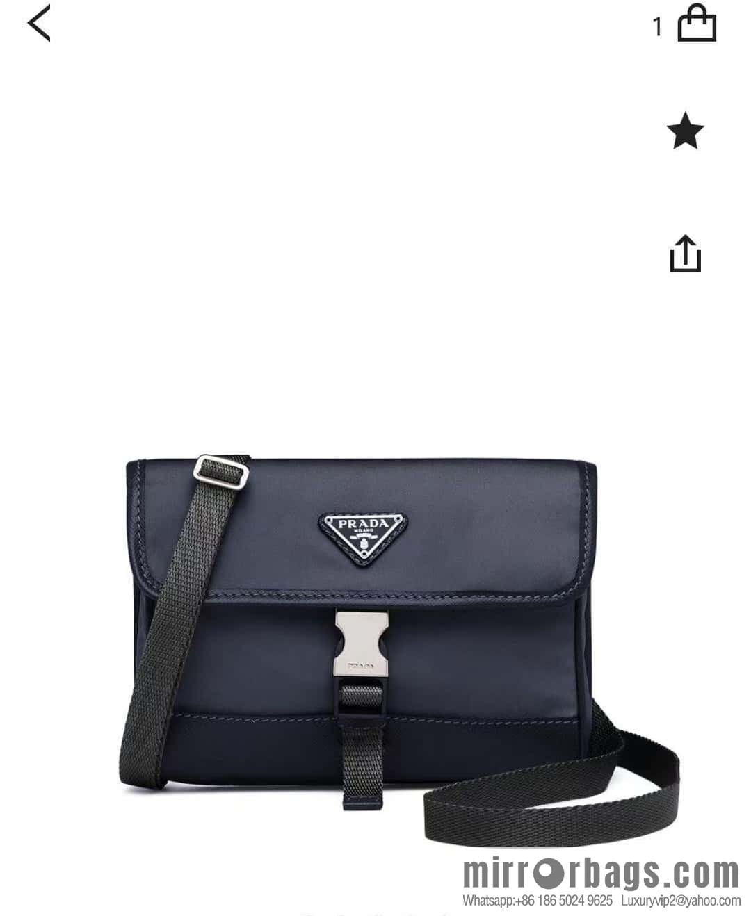 PRADA Prada new mini styling messenger bag 🎉 2ZH108