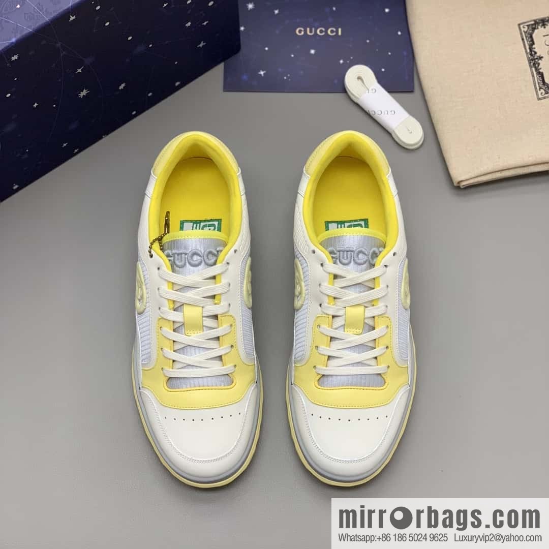 Gucci Gucci, interlocking double G embroidered logo women's sports and leisure shoes