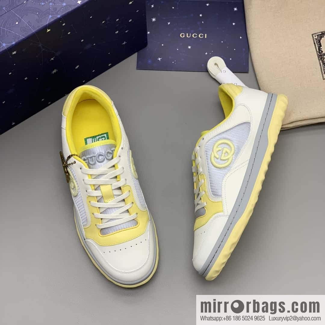 Gucci Gucci, interlocking double G embroidered logo women's sports and leisure shoes