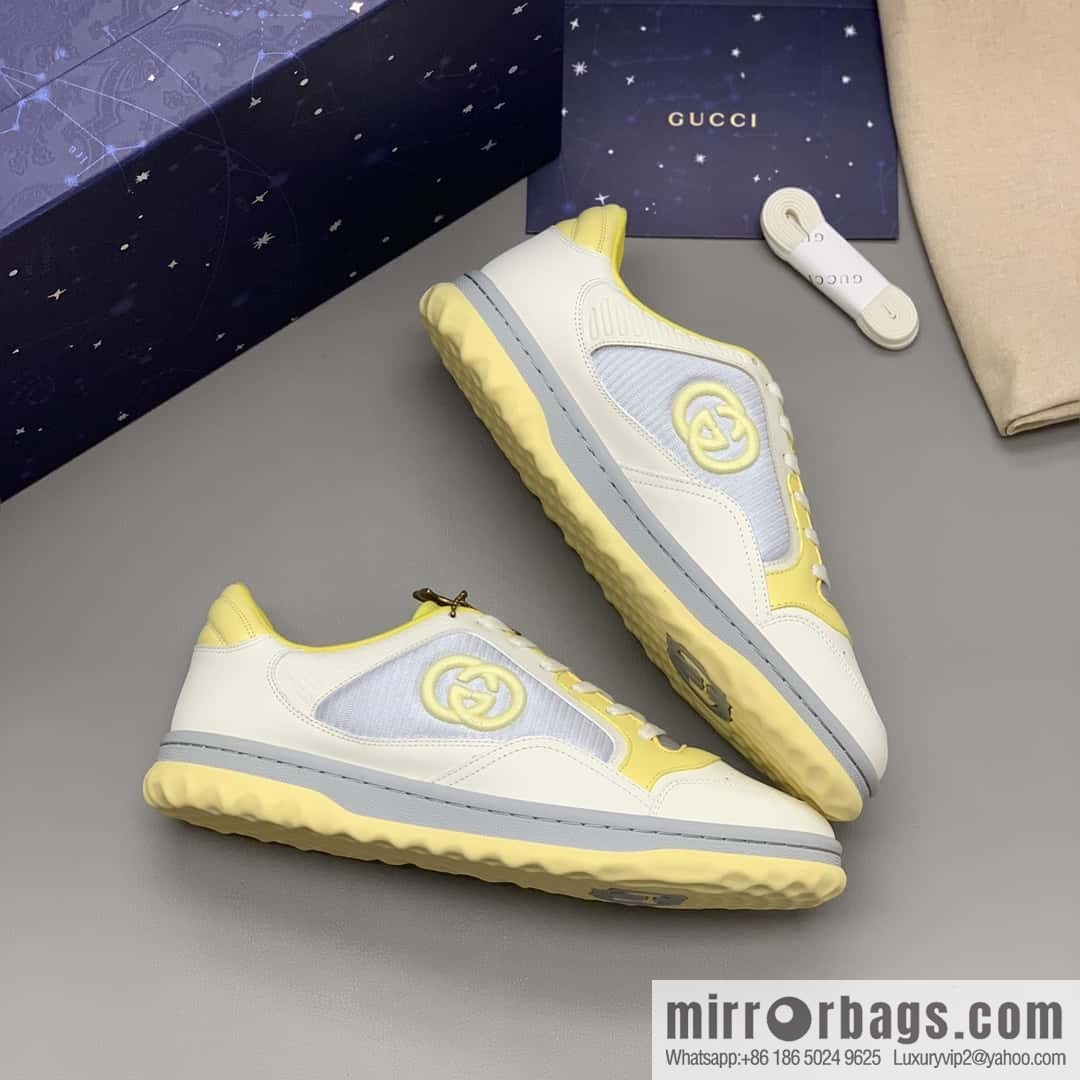 Gucci Gucci, interlocking double G embroidered logo women's sports and leisure shoes