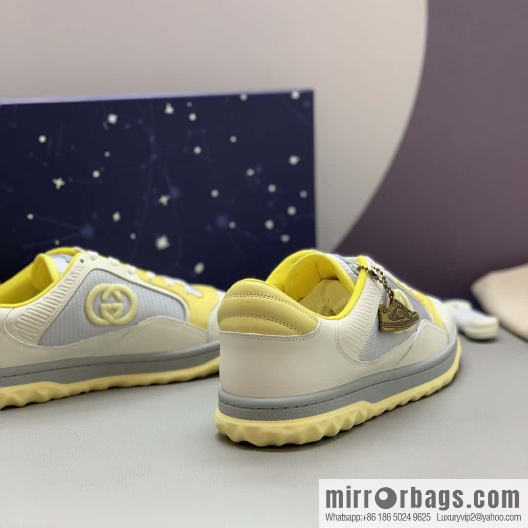Gucci Gucci, interlocking double G embroidered logo women's sports and leisure shoes