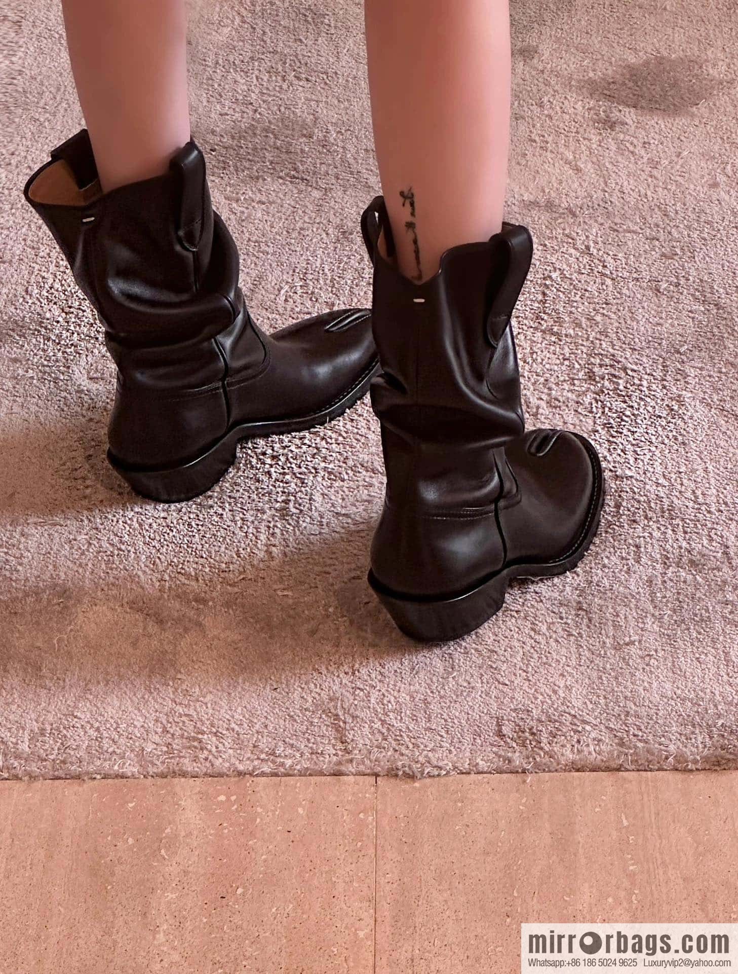Maison Margiela Split-toed Western Cowboy Boots