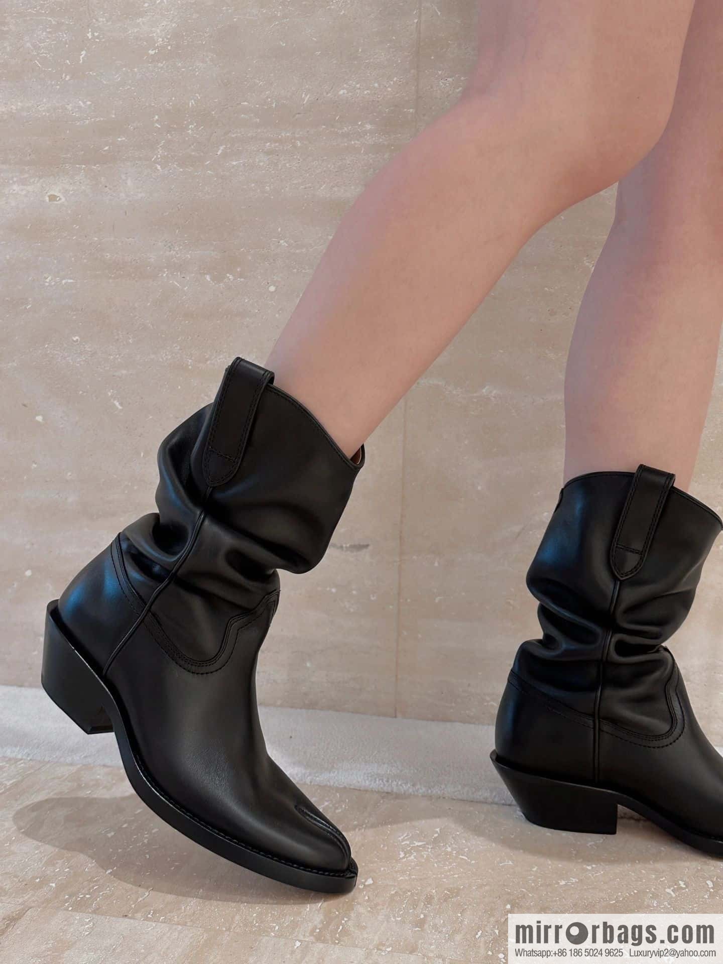 Maison Margiela Split-toed Western Cowboy Boots