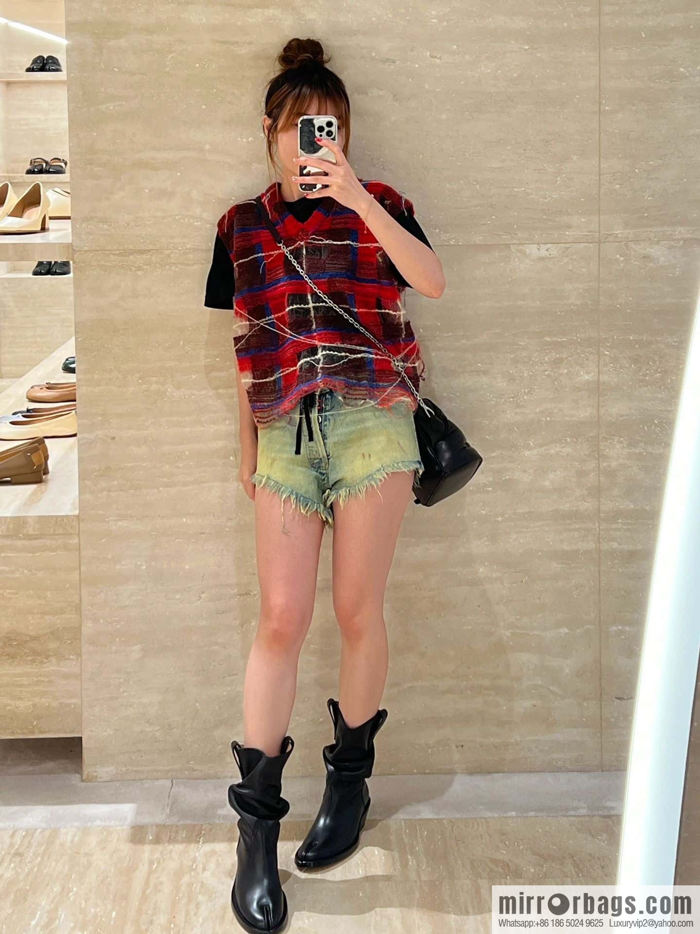 Maison Margiela Split-toed Western Cowboy Boots