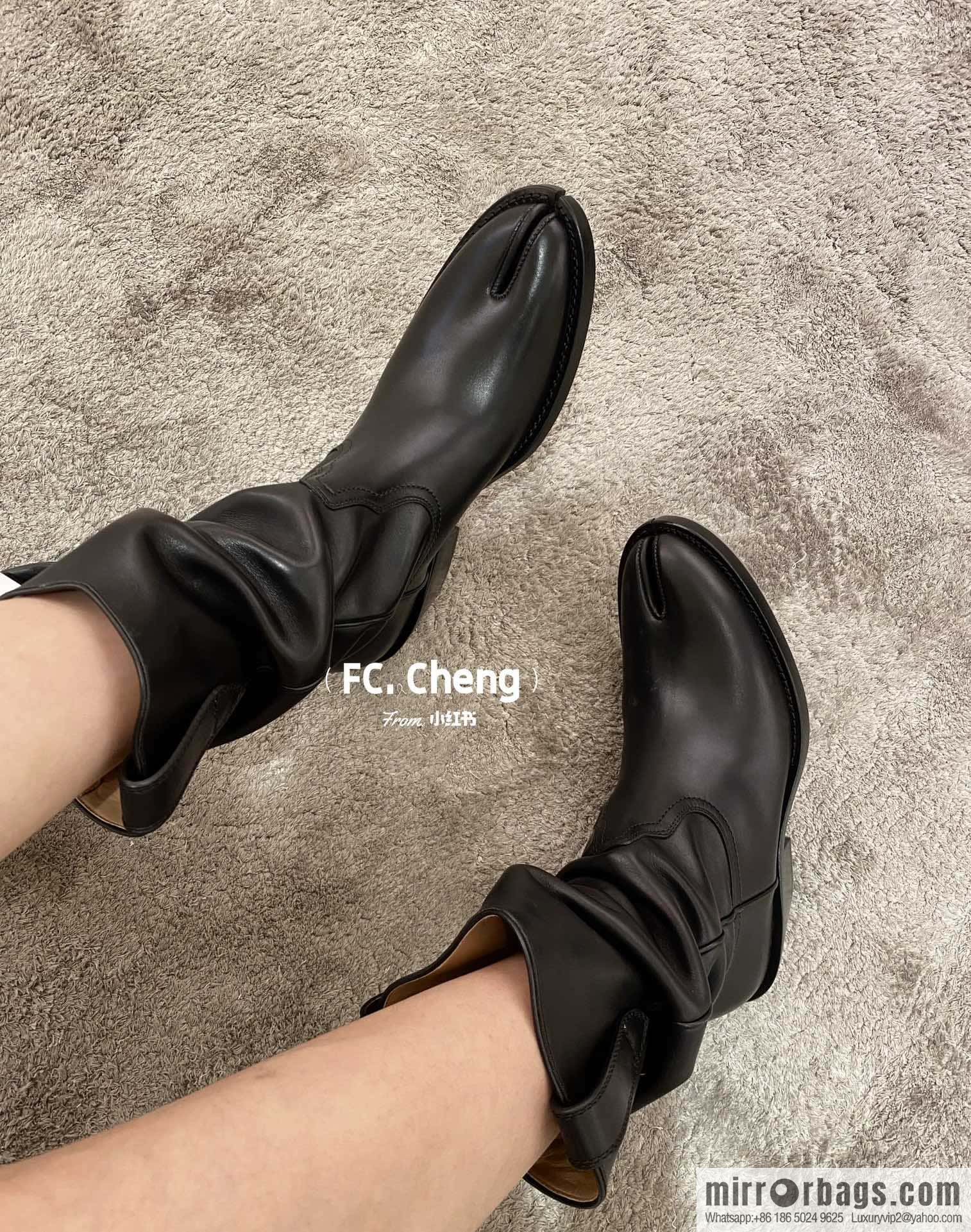 Maison Margiela Split-toed Western Cowboy Boots