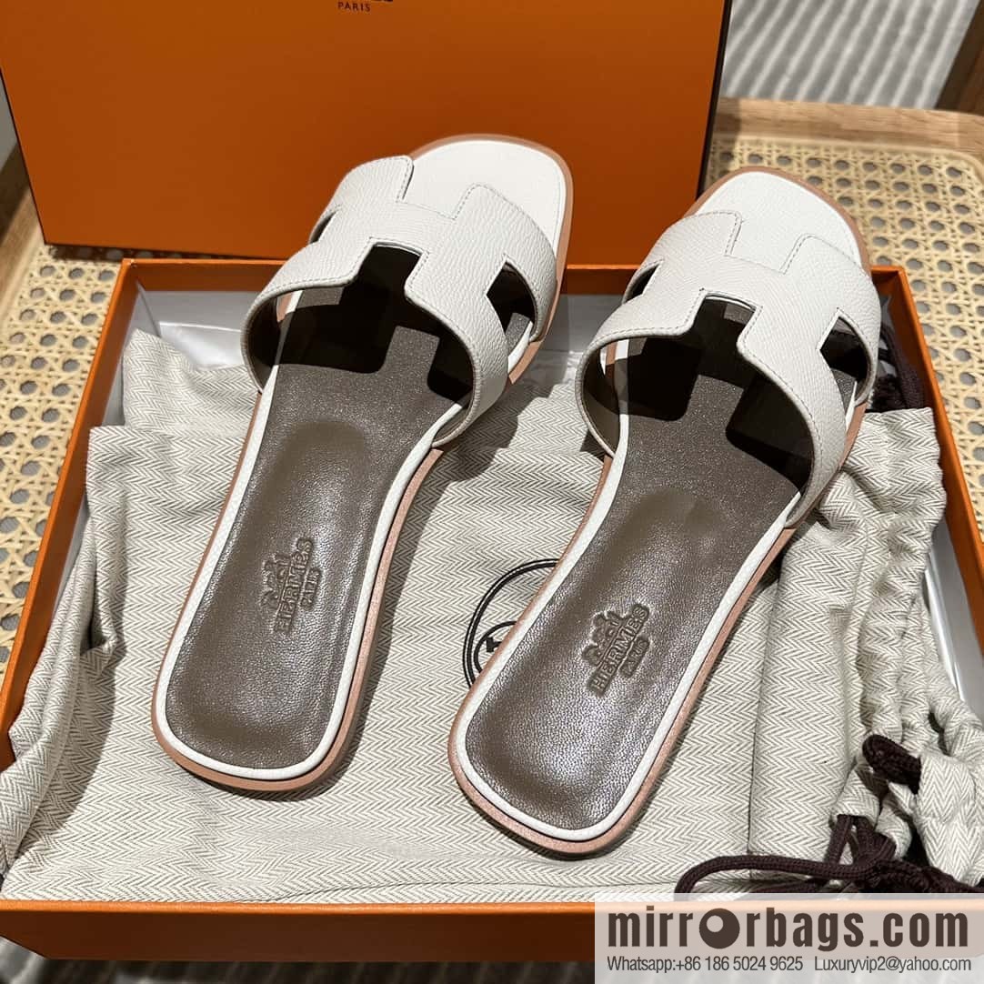 Hermes, classic slippers.