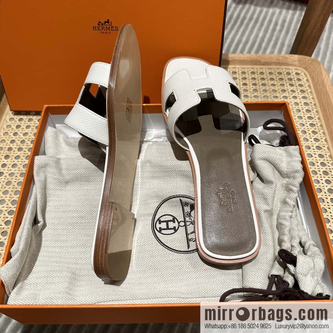 Hermes, classic slippers.