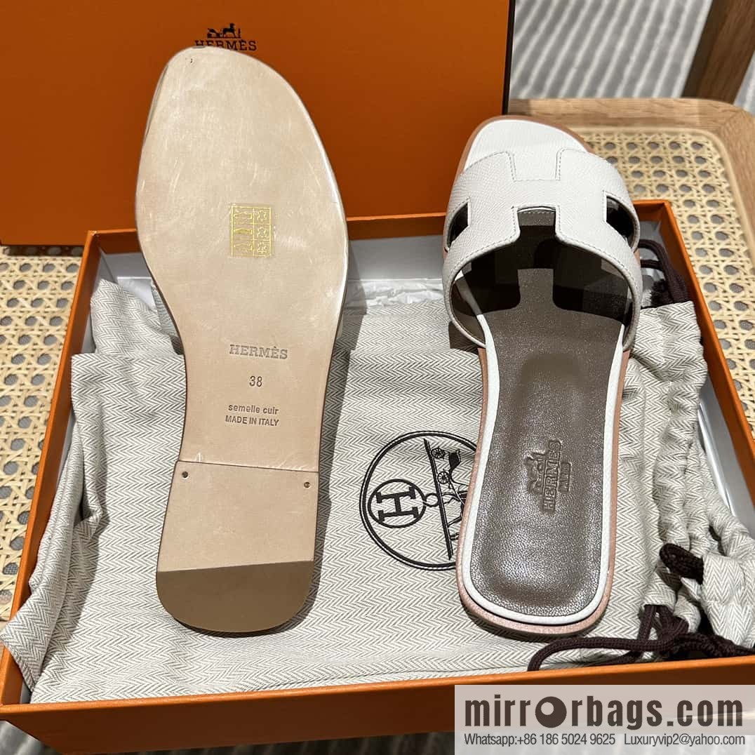 Hermes, classic slippers.