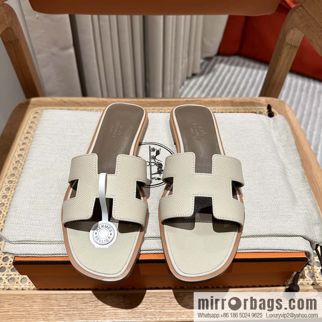 Hermes, classic slippers.