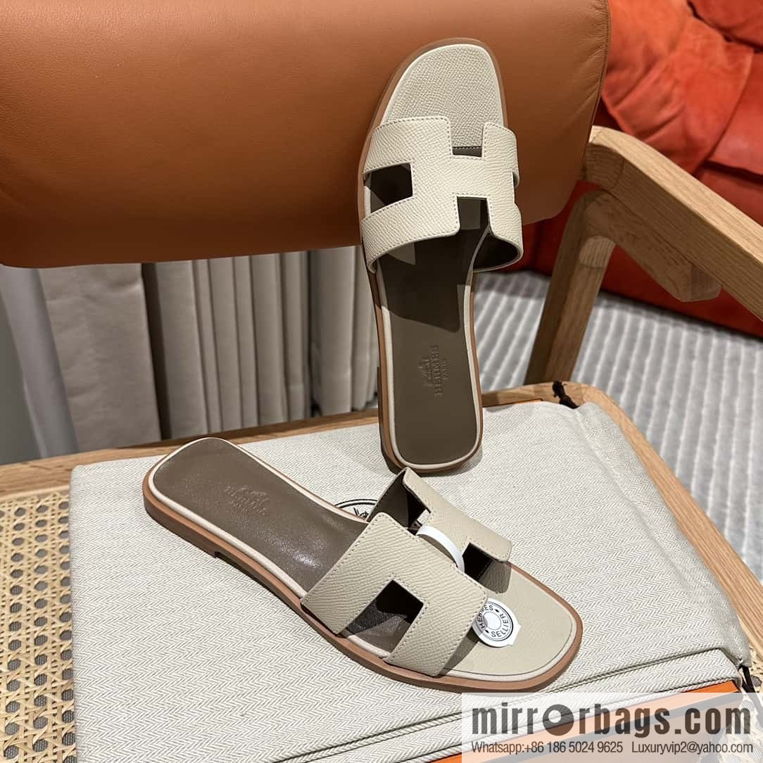 Hermes, classic slippers.