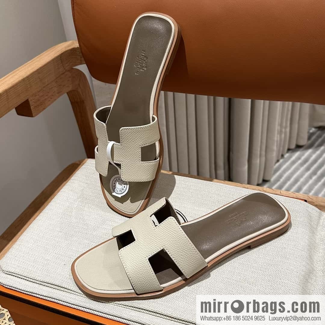 Hermes, classic slippers.