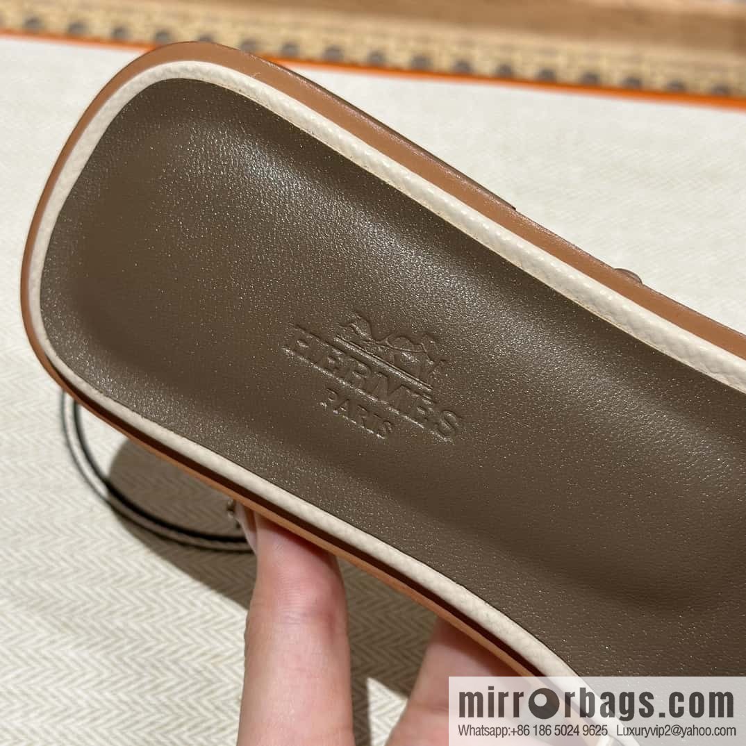 Hermes, classic slippers.