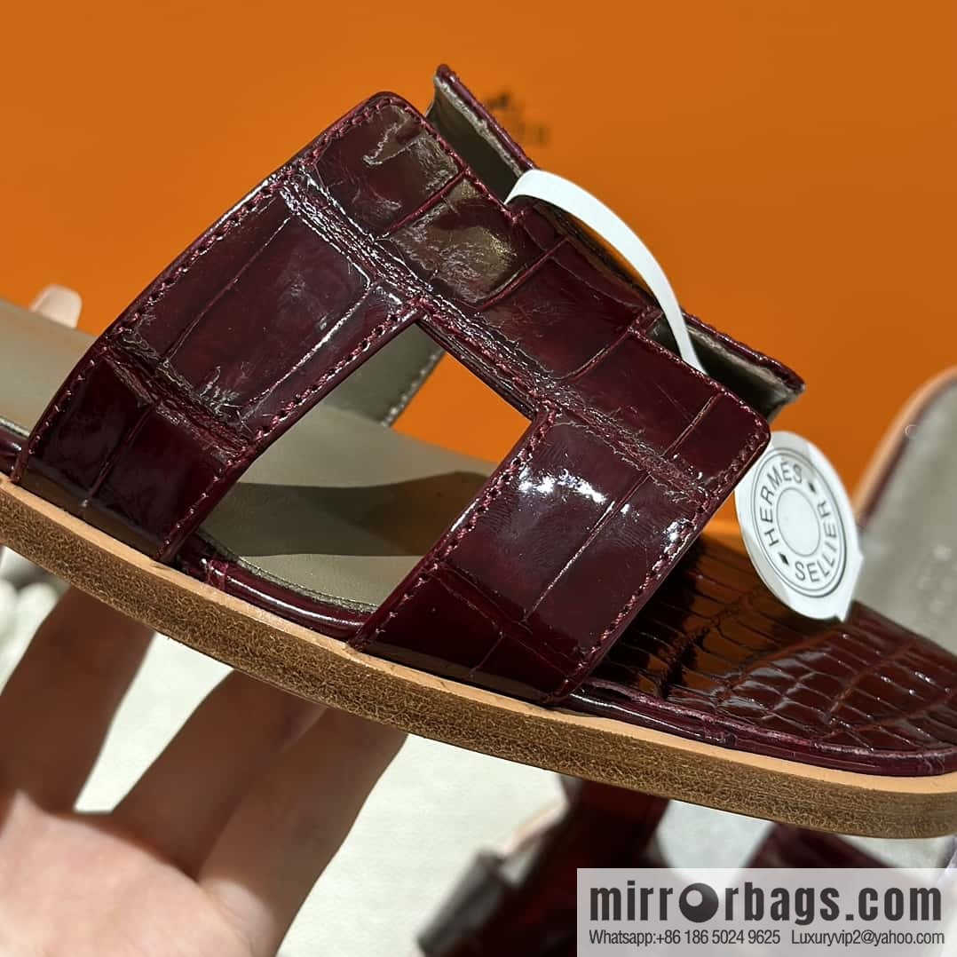 Hermès Classic H Tow Alligator Leather