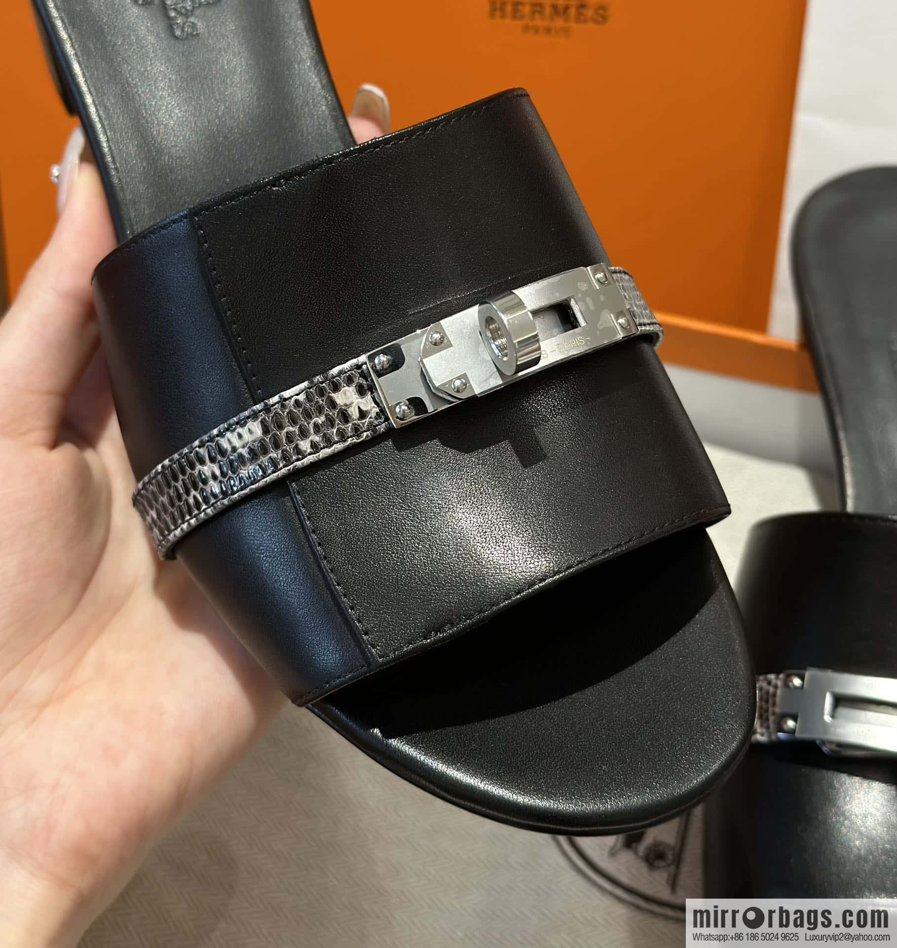 Hermes Kelly Buckle Lizard π¦ Strap High Heel