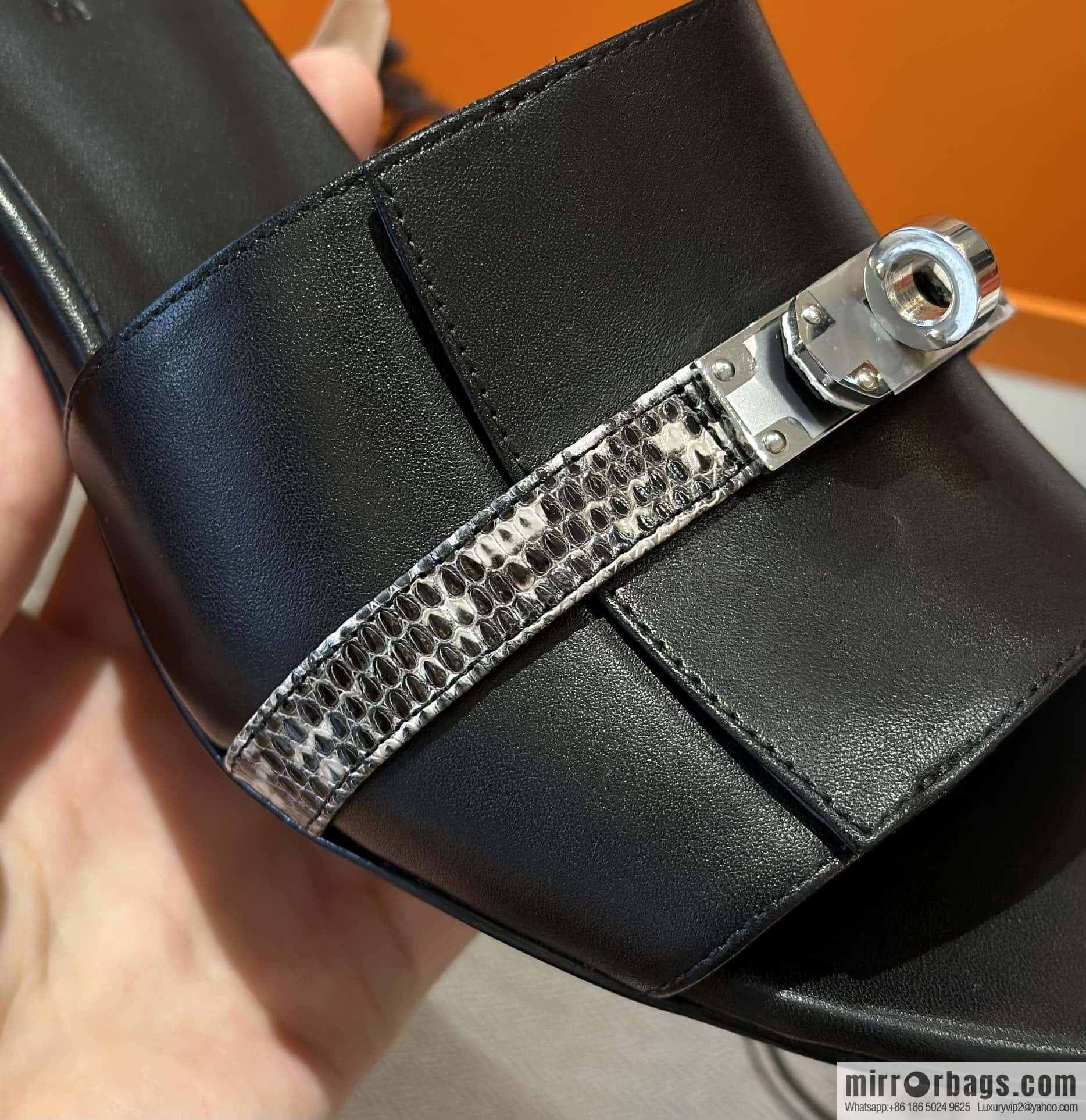 Hermes Kelly Buckle Lizard π¦ Strap High Heel