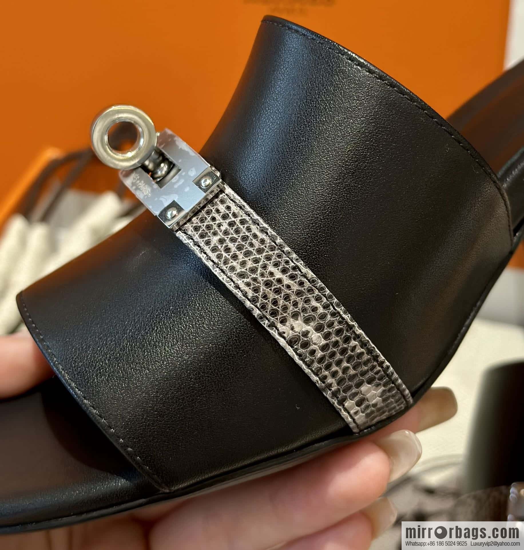 Hermes Kelly Buckle Lizard π¦ Strap High Heel