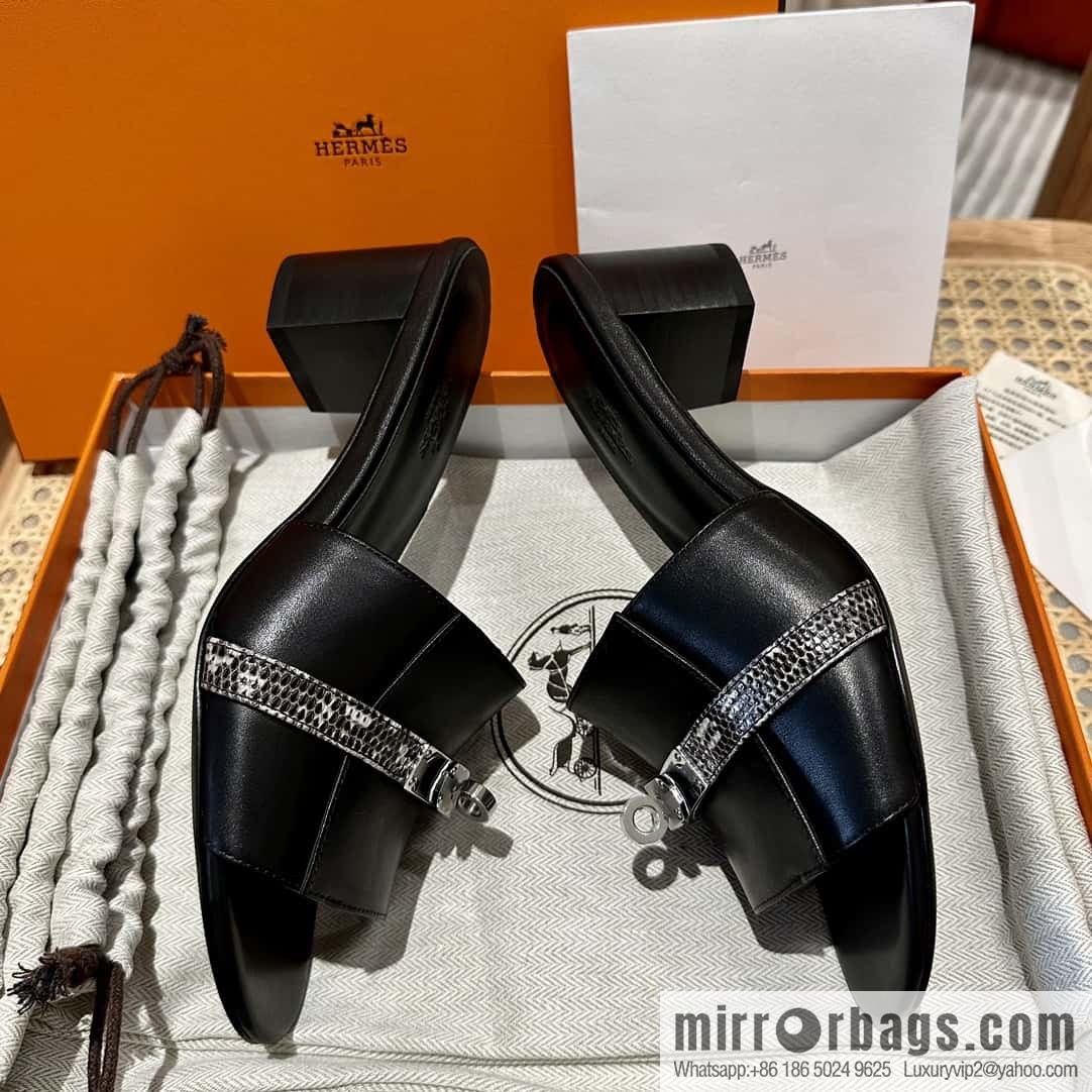 Hermes Kelly Buckle Lizard π¦ Strap High Heel