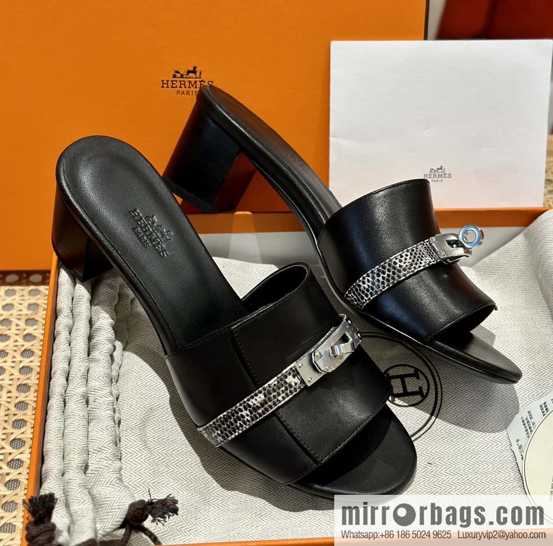 Hermes Kelly Buckle Lizard π¦ Strap High Heel
