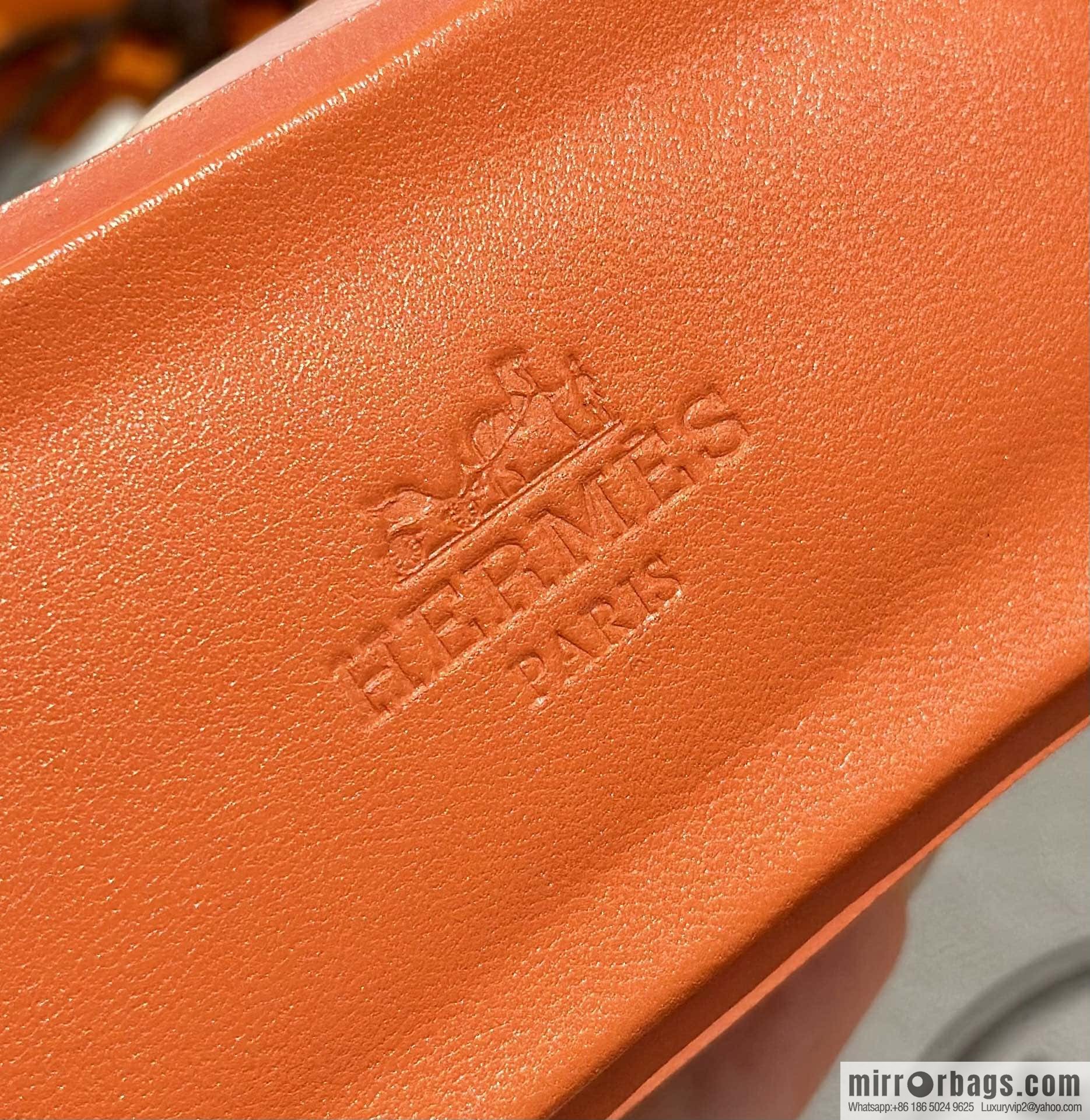 Hermès leather outsole H slippers