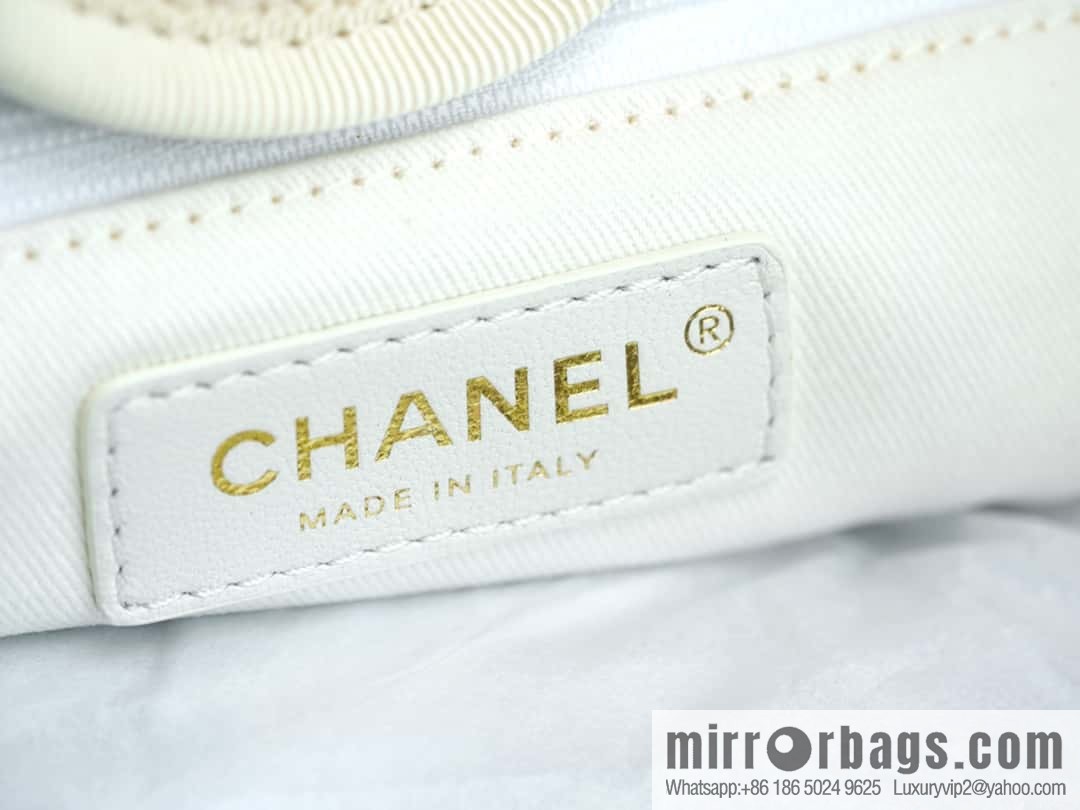 CHANEL pearl logo annual most beautiful embroidery beach bag A66941