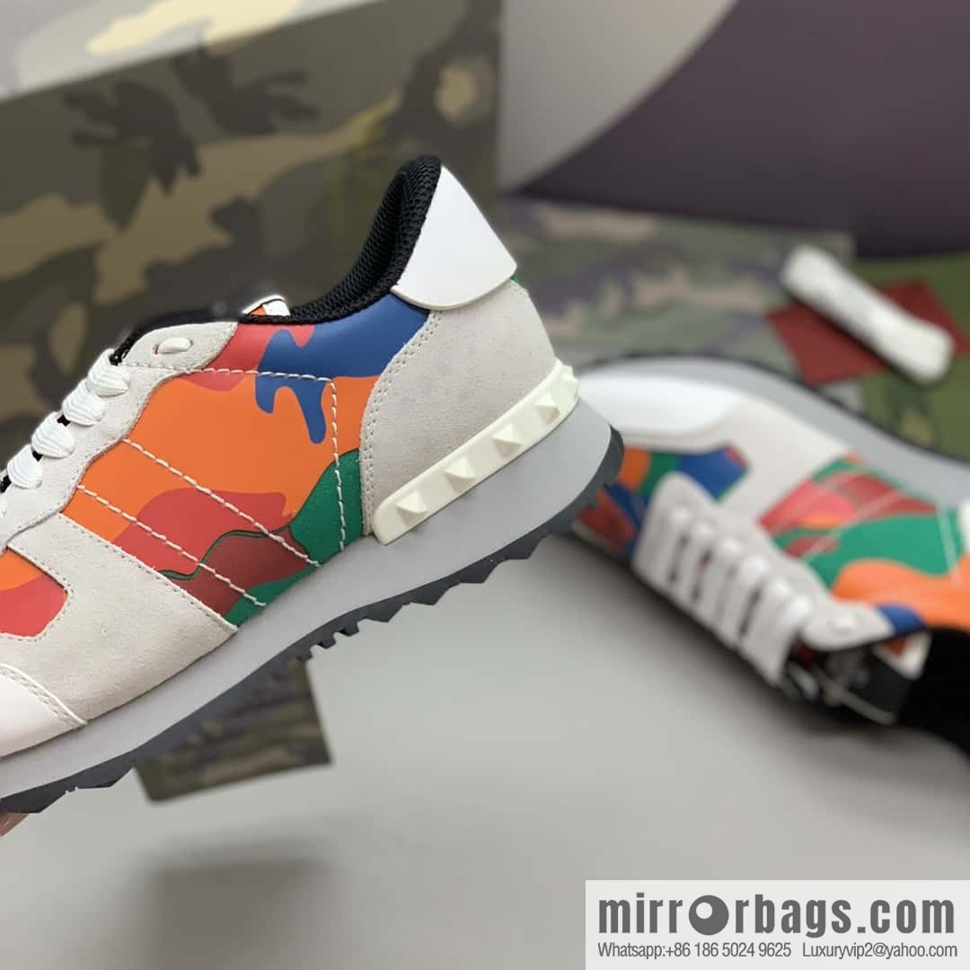 VALENTINO Valentino, men's camouflage fabric sneakers